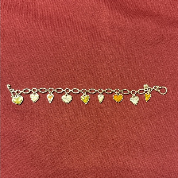 Silver Heart Charm Bracelet - Picture 2 of 7